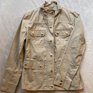 J Crew Khaki Fall Jacket Size Small